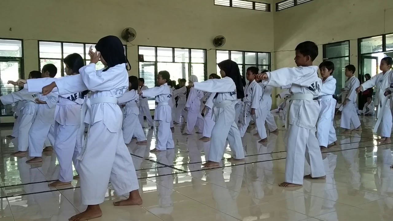 Ujian Kenaikan Tingkat Sabuk Putih Taekwondo Kabupaten Jember 2020