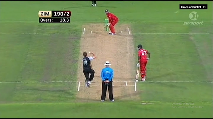 High Scoring Thriller | New Zealand vs Zimbabwe 2nd T20I 2012 at Hamilton