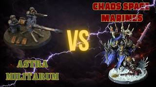 Abaddon's Chaos Space Marines VS The Mechanized Assault of the Imperial Guard