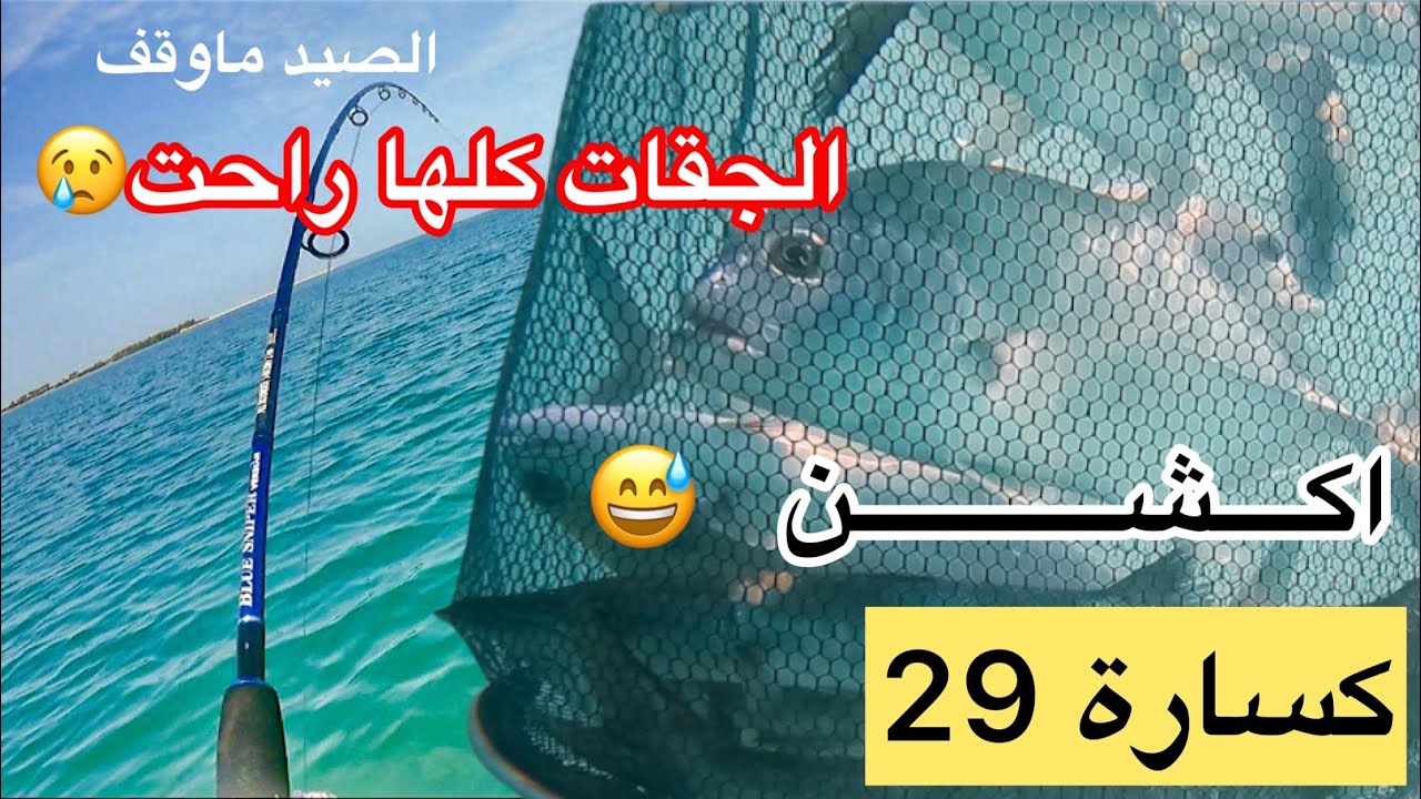 الصيد ماوقف كل رميه بسحبه والجقات راحت كلها علينا