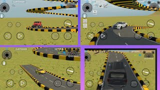 two super car 🆚 SUV car ramp challenge 😰👿😎😎 | Indian vehicles simlouator 3D
