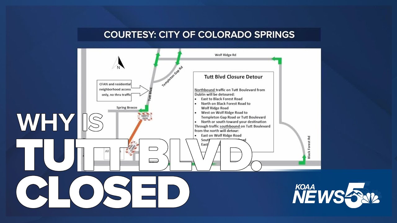 Why Is Tutt Blvd. Still Closed?