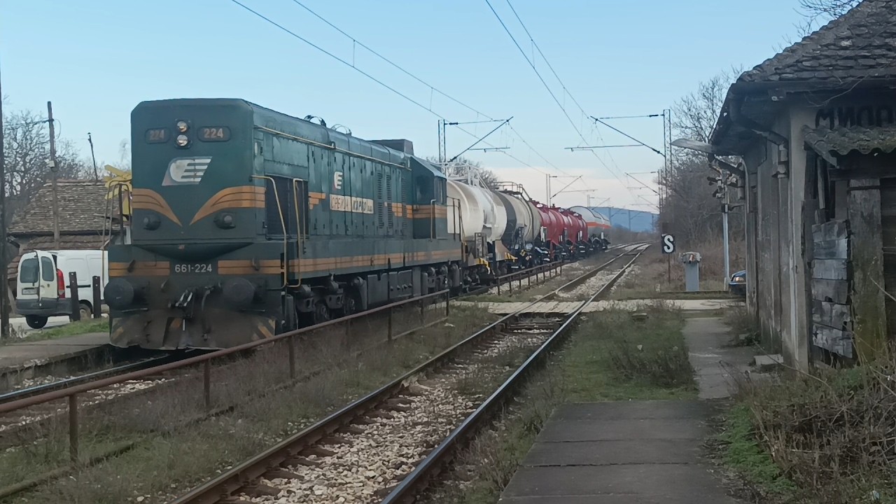 SKG 661-224 ON TANKER CARS PASSING Miloševo | 16.02.2026.