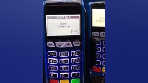 Elliot credit and debit card terminal test
