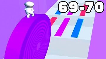 LAYERS ROLL - All Levels Gameplay Walkthrough Android,ios Level 69-70