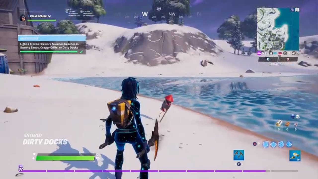 🔥 Fortnite Light a Frozen Firework Locations Guide - Fortnite Winterfest