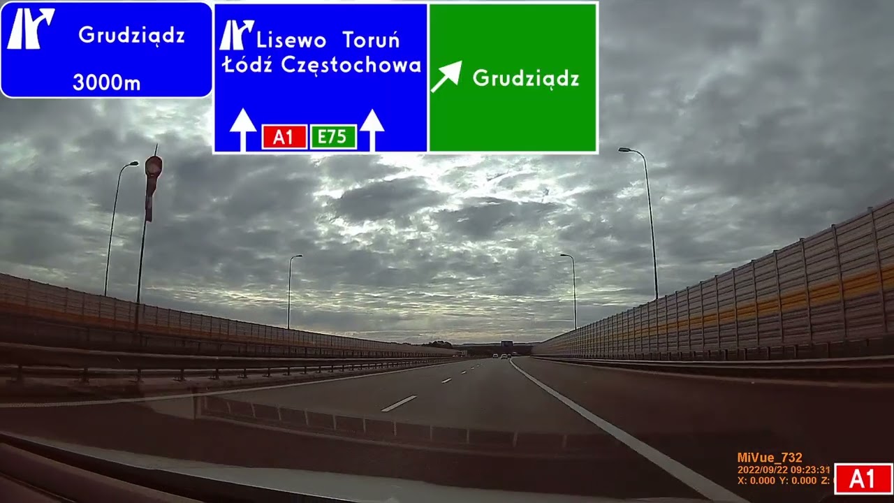 A1: Rusocin - Toruń Południe