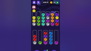 Ball Sort Master Game Level - 50 Without Boosters | Puzzle Games #entertainment #puzzle #games