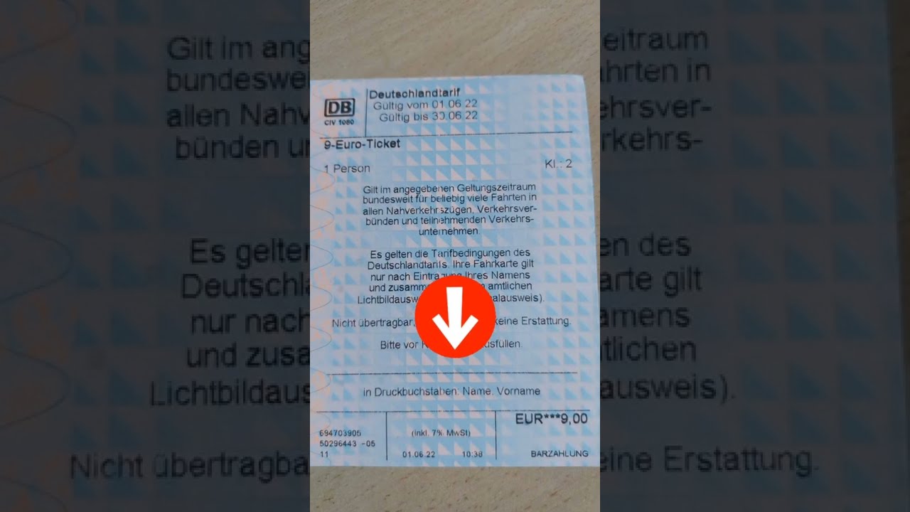 Единый проездной билет 9 EuroTicket в Германии. Билет за 9 Евро Для Поездок По Всей Германии.