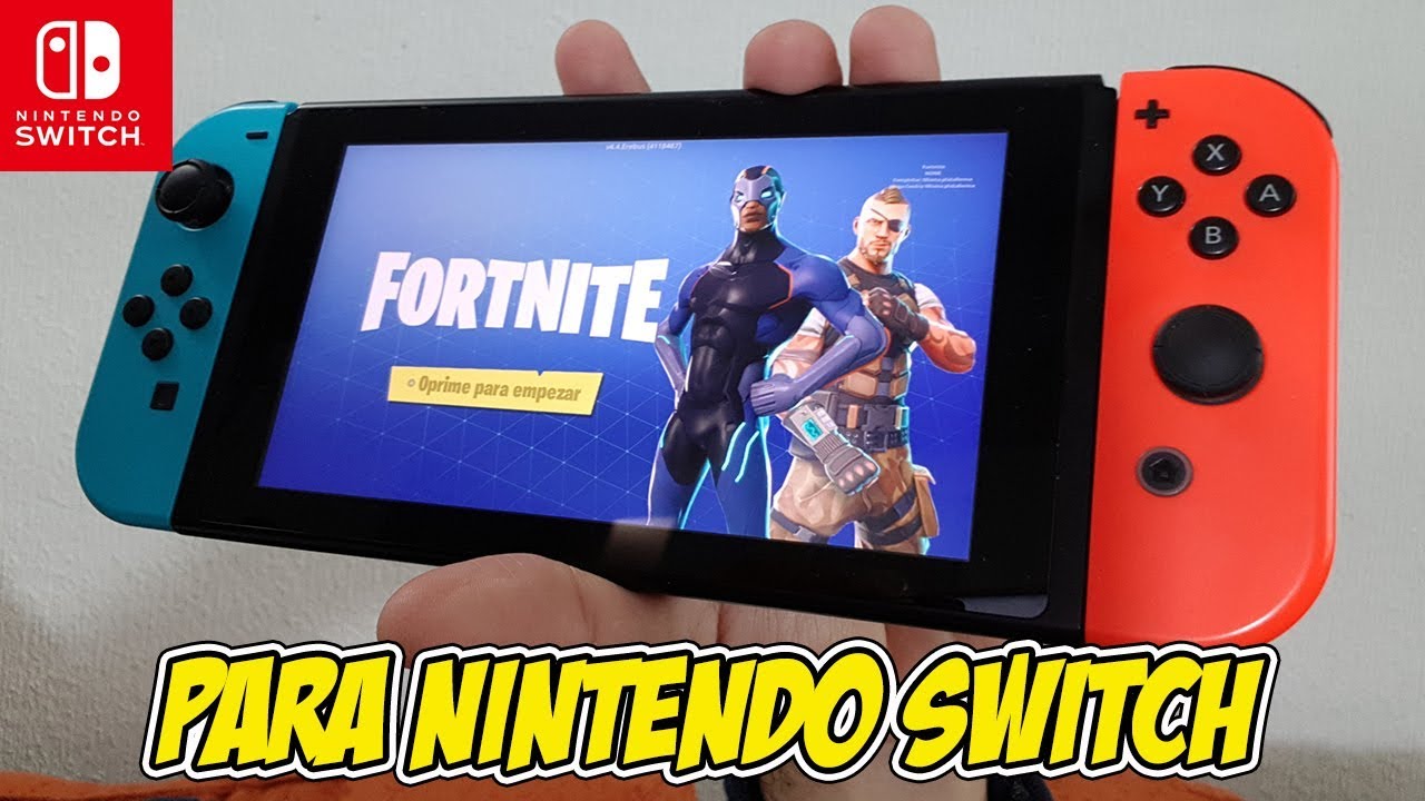 FORTNITE PARA NINTENDO SWITCH - GAMEPLAY - YouTube