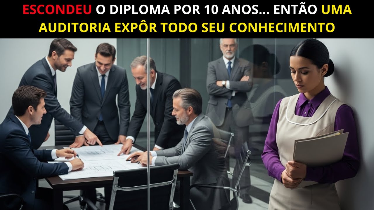 ESCONDEU O DIPLOMA POR 10 ANOS... ENTÃO UMA AUDITORIA EXPÔR TODO SEU CONHECIMENTO