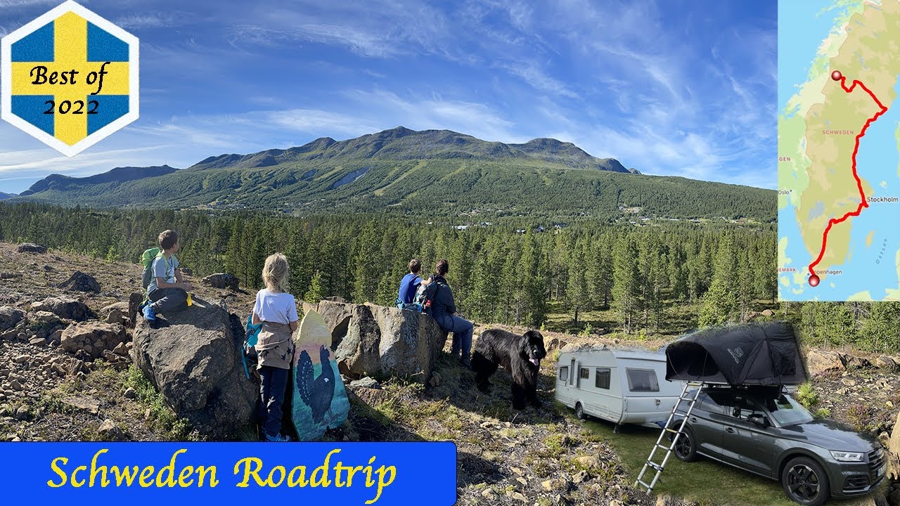 Schweden 🇸🇪 Rundreise 2022 - Impressionen mit Wohnwagen und Dachzelt I Best of Teil I