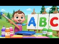 Baby Paints ABC! 🎨 | Learn ABC Alphabet for Children | ABCD song | Nursery Rhymes &amp; Kids Songs