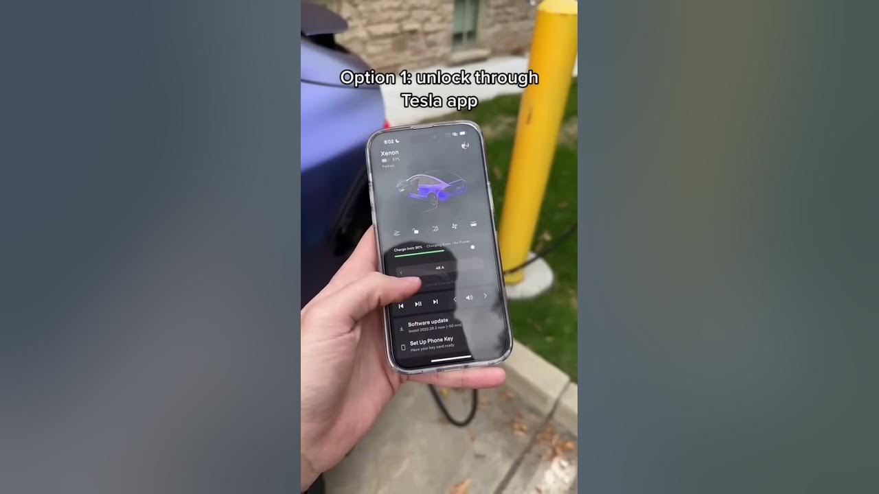 How do I unplug my Tesla with the Karen Lock on? 🤨🤔 YouTube
