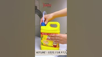 Vòi dẫn nước rửa chén KAPU bình đựng xà bông bằng INOX tiện lợi tự động hút dầu rửa bát xoay 360 độ