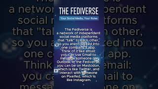 Fediverse #mastodon #decentralized #socialmedia #opensource #privacy #technews #web3 #socialfi