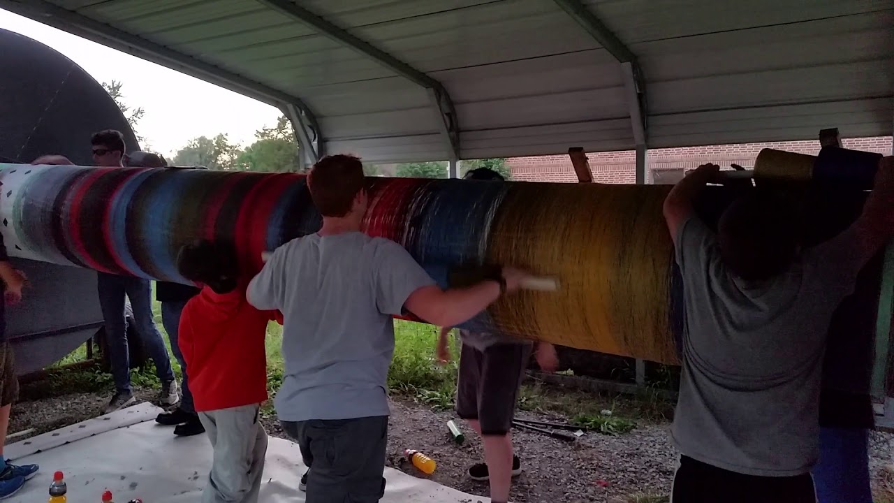 Wrapping World's Largest Spool with 1Million yards! YouTube