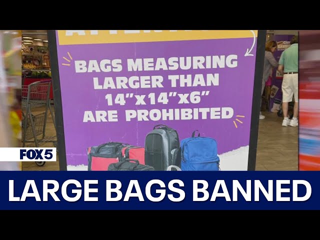 DC Giant stores limiting size of bags - YouTube