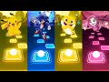 Pikachu | Sonic - Fly away | Talking Angela - Rindu semalam | Baby shark | Tiles Hop EDM Rush