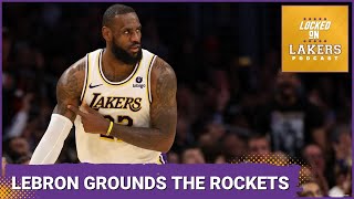 Superstar Performances from LeBron James, Anthony Davis Lead the Lakers Past Rockets, 105-104