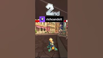 Luigi tried!  #mariokartlive #mariokart #gaming #nintendo #luigi #mariokart8deluxe #shorts #clutch