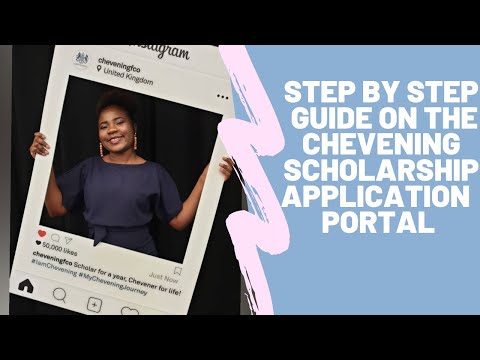 Step by step guide on the Chevening application portal