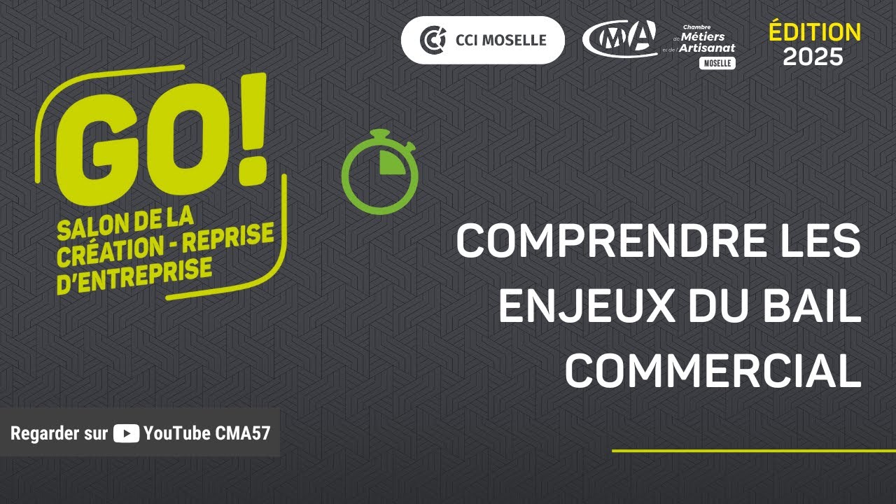 SALON 2025 - Comprendre les enjeux du bail commercial