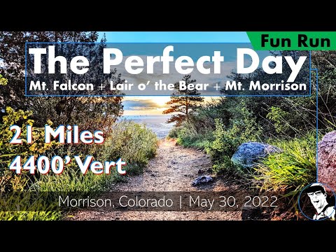 The Perfect Day | Trail Running Mt. Falcon + Lair o' the Bear + Mt. Morrison in a day