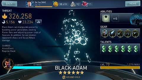 Injustice 2 mobile | Black Adam, silver banshee, pg on Boss DF | failed attempt|