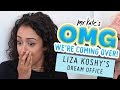 Liza Koshy's Dream Office Makeover | OMG We're Coming Over | Mr. Kate