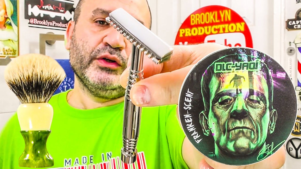 💈Большие ожидания от бритья новой бритвой Yaqi Romulus Open Comb. А ТЕПЕРЬ СРАВНИМ и ОЦЕНИМ! Franken