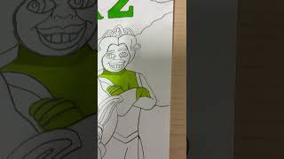 Shrek 2 2004 Poster with Color Markers Part 2 #shrek2 #pdidreamworks