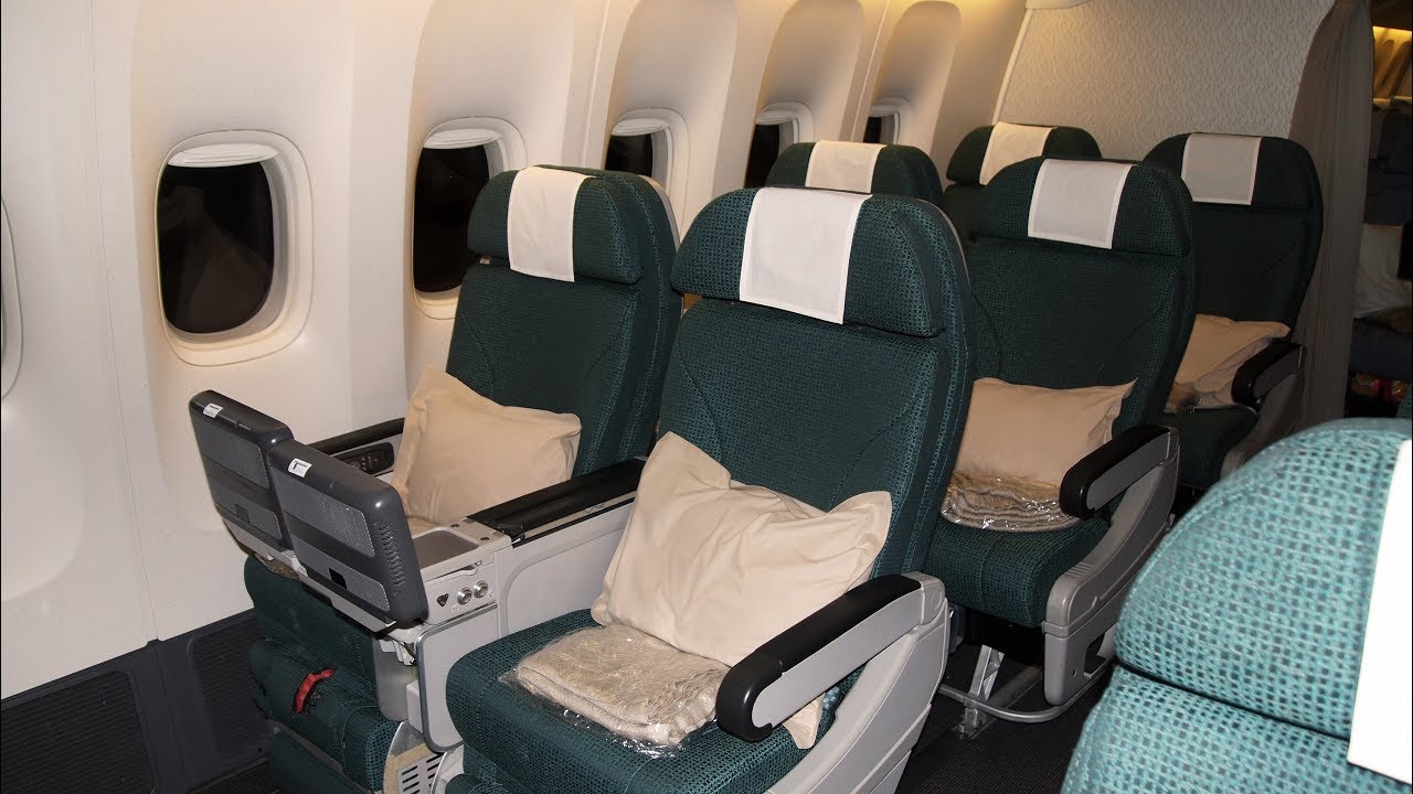 Cathay Pacific 777 300er Premium Economy Cx831 New York To Hong Kong Flight Review 29