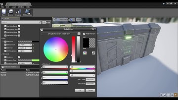 [UE4] SciFi Crates Pack 1.1 - Master material demo