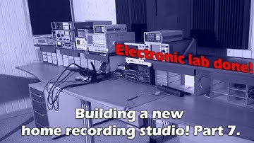 Building a new home recording studio! Part 7.