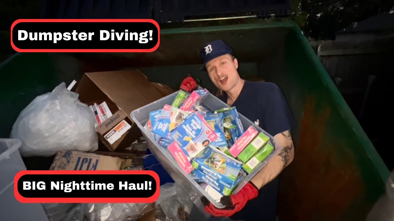 BIG Nighttime Dumpster Diving Haul! 