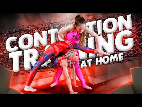 Contortion Training at Home. Circus Girls Stretching | FlexShow