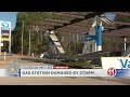 Local gas station damaged by storm