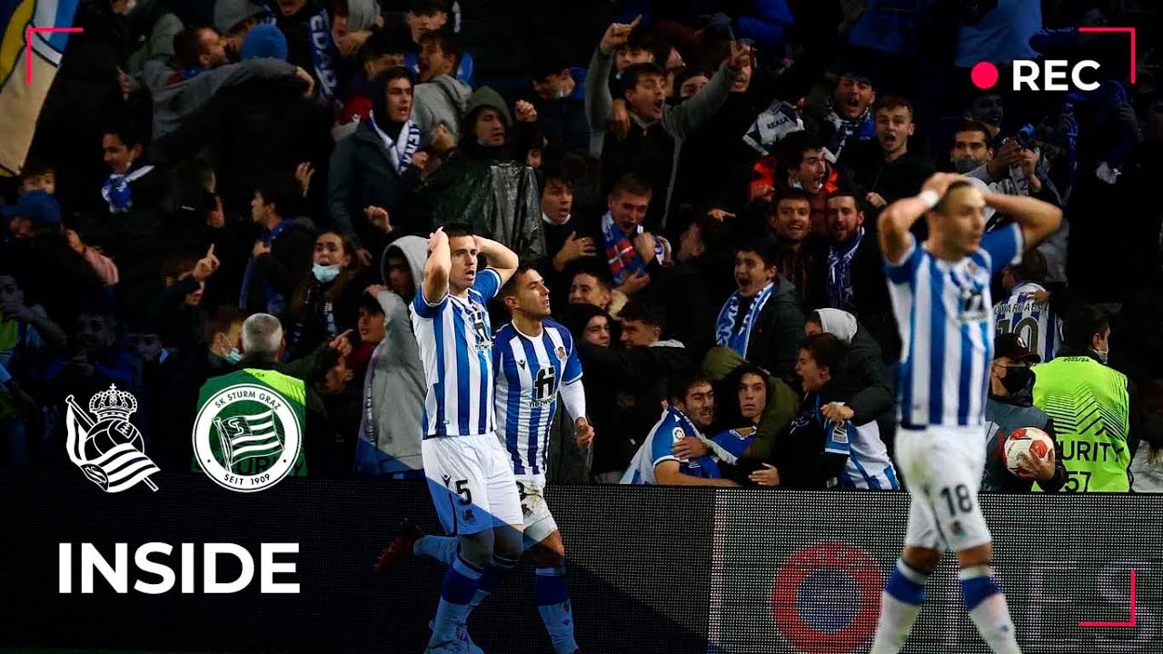 INSIDE | Cuestión de milímetros | Real Sociedad 1 - 1 Sturm Graz - YouTube