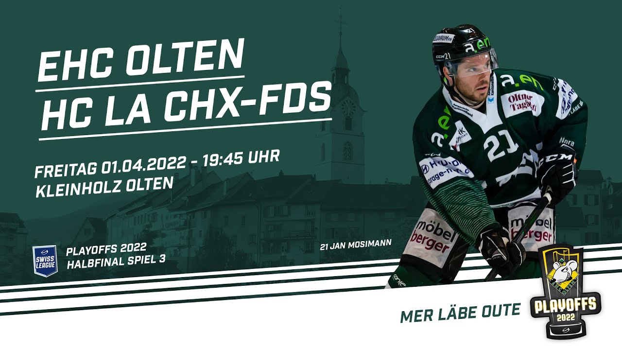 1.4.2022 EHC Olten - HC La Chaux-de-Fonds 4:1