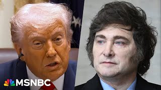 LIVE: Trump participates in a bilateral lunch with Argentine President Milei after bailout