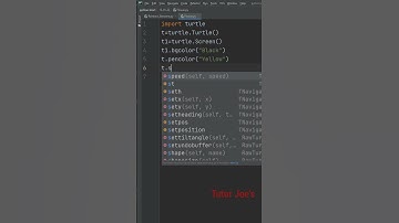 Flower Design in Turtle | Python Program | Tutor Joes
