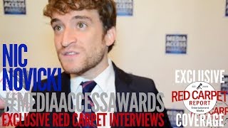 Nic Novicki interviewed at the 2017 Media Access Awards #MediaAccessAwards