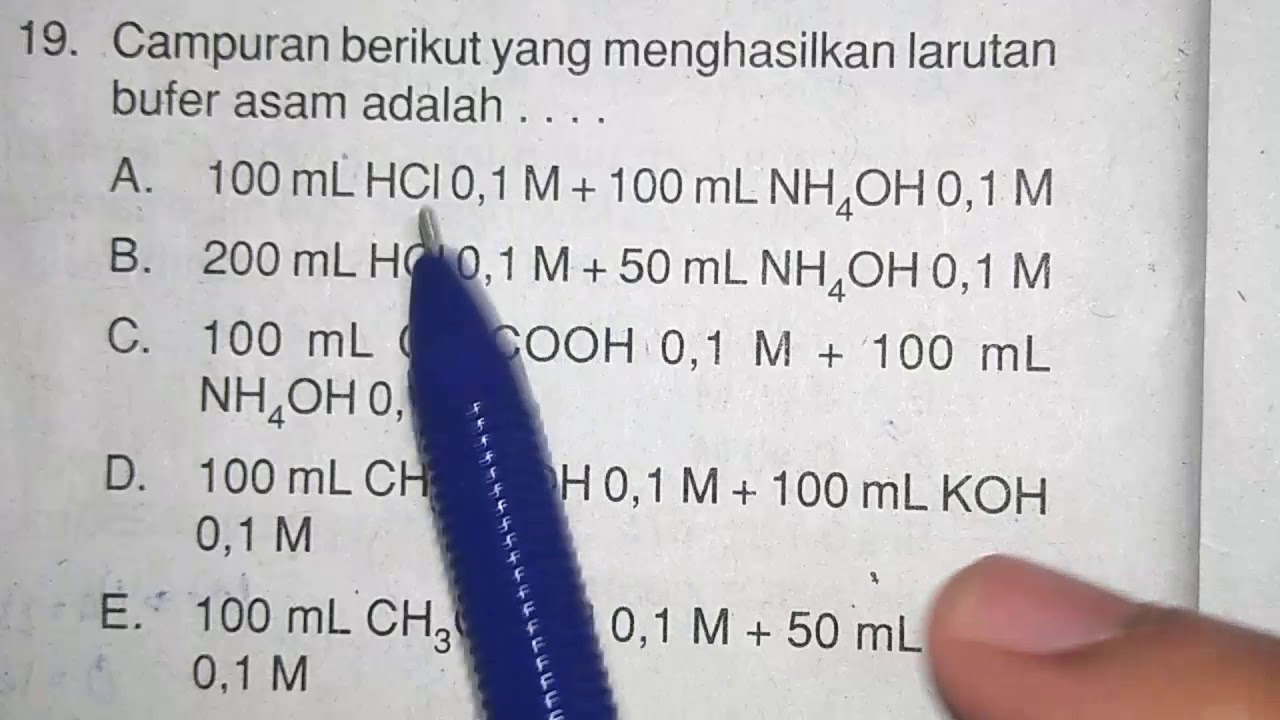 Larutan Penyangga Kelas Kimia Sma Contoh Soal Simple Konsep