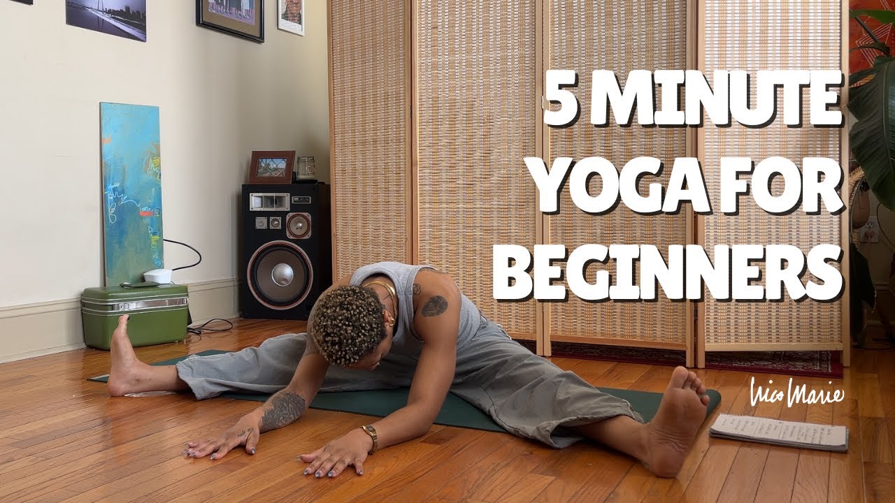 5 Minute Yoga for Beginners - YouTube