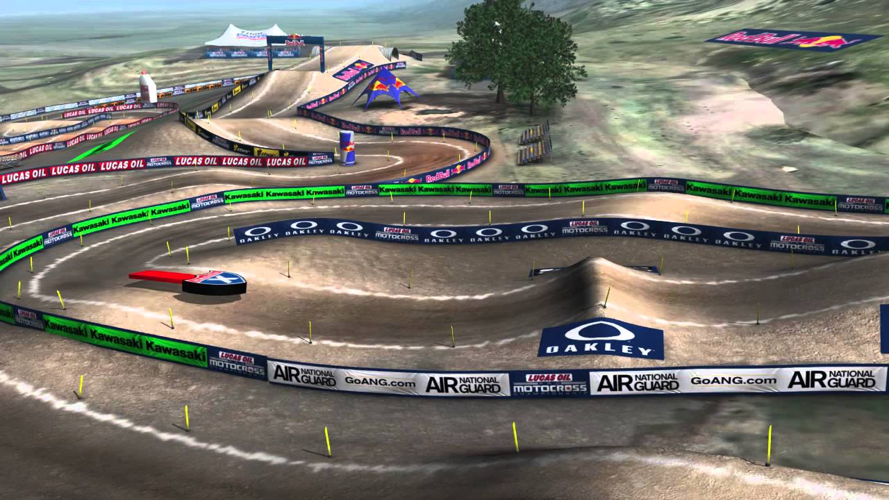 Animated 2012 Thunder Valley Track - Dynamic Cam - YouTube