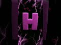 H, letter#lucky #shortsvideo
