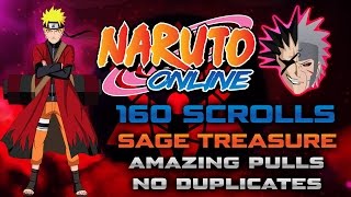 Naruto Online | Sage Treasures | 160 Seal Scrolls | Best Pulls!