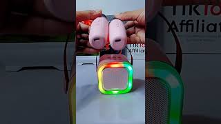 speaker bluetooth lampu RGB WIRELESS#tiktok #lampurgb #speakerbluetooth#affiliette
