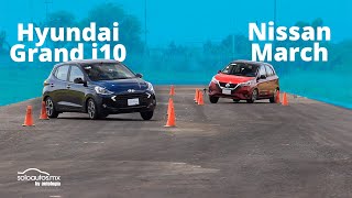 Nissan March vs Hyundai Grand i10 - Test Técnico comparativo - Sí son mejores